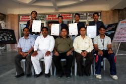 Jhunjhunu Academy Students received Black Belt